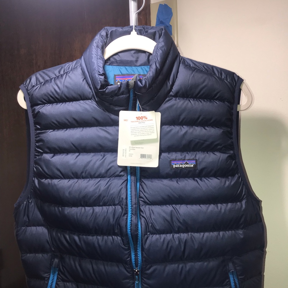 PATAGONIA M’s Down Sweater Vest Navy Blue